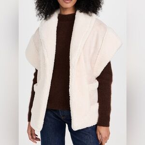 NWT! Line & Dot Ace Faux Shearling Vest